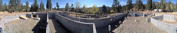 Panorama of Woods Haven, Evans Ranch, Evergreen, UNITED STATES, Foundation, The Foundation for Tres Piños is completed.,  