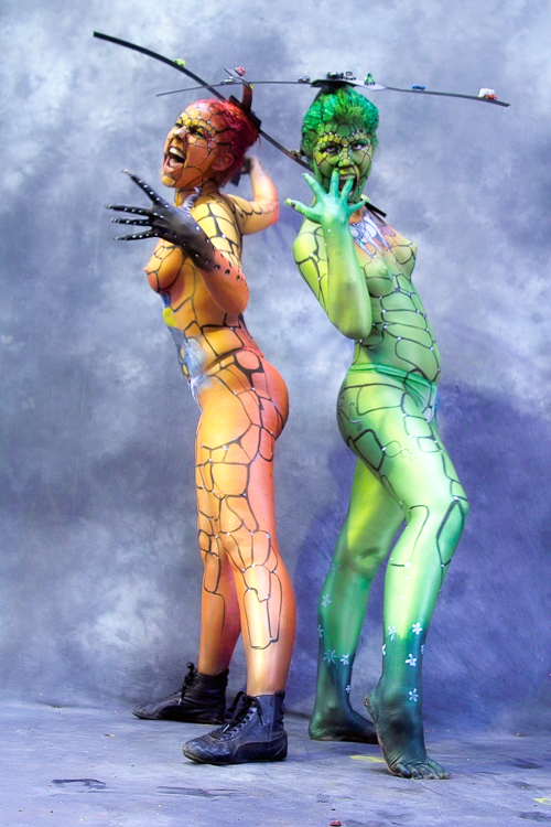 Art, Aufführung, Bodypainting, Color, Colors, Colour, Colours, Contest, Event, Farbe, Festival, Kunst, Körperbemalung, Körpermalerei, Modelle, Models, Model, Performance, Schminkkunst, Stage, Veranstaltung, Vorführung, WEB, Wettbewerb, Bert and Linda Verstappen