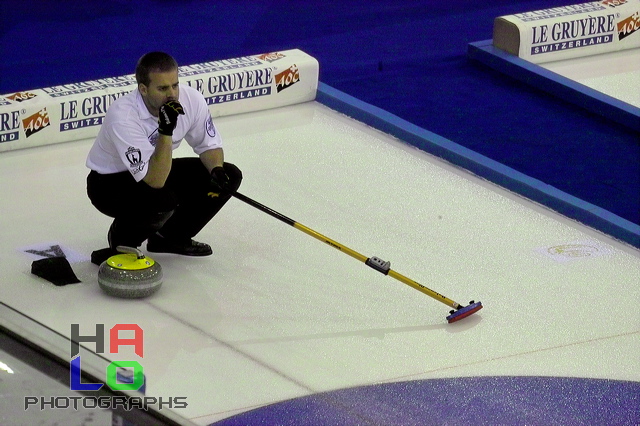 Denmark vs. France, Score - 5:6, European Curling Championship 2006, Basel, Switzerland, Indoor, Curling, Sport, img22430.jpg