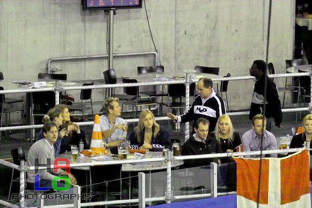 Fan supporting the Danish Team,  , European Curling Championship 2006, Basel, Switzerland, Indoor, Curling, Sport, img22480.jpg