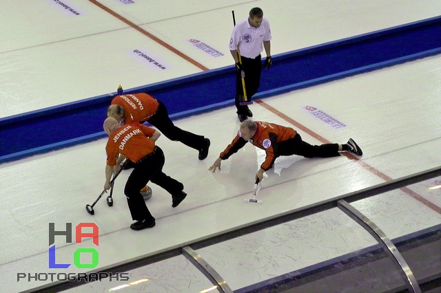 Denmark vs. France, Score - 5:6, European Curling Championship 2006, Basel, Switzerland, Indoor, Curling, Sport, img22529.jpg