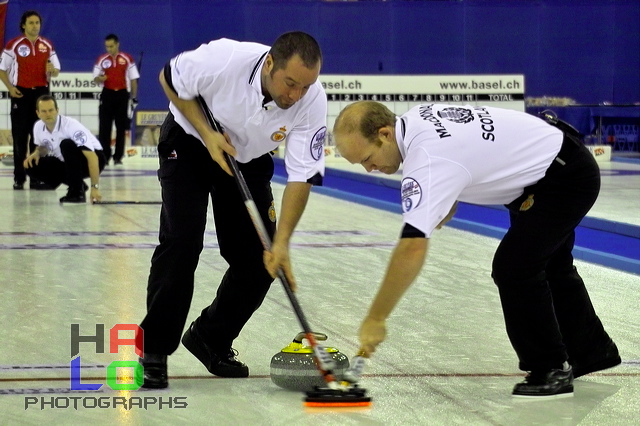 Mens final: Switzerland vs. Scottland, Score - 7:6, European Curling Championship 2006, Basel, Switzerland, Indoor, Curling, Sport, img23336.jpg