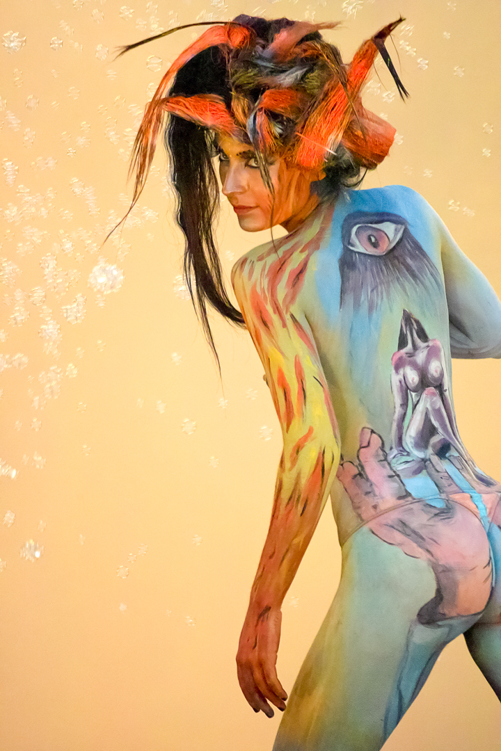 2007, Aufführung, Body Art, Bodypainting, Bühne, Festival, In the year 2525, Jahr, Jahreszeit, Kunst, Menschen und Aktivitäten, Sommer, Veranstaltung, WBF 2007, Zivilisation