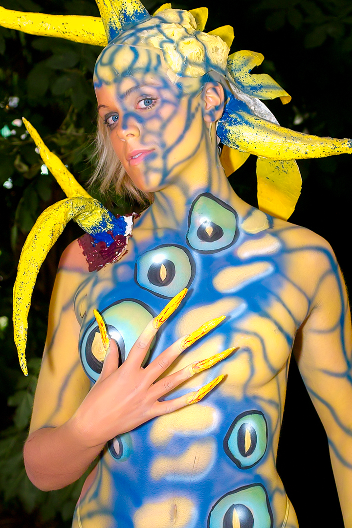 2007, Bodypainting, Festival, In the year 2525, Jahr, Jahreszeit, Menschen und Aktivitäten, Sommer, Veranstaltung, WBF 2007