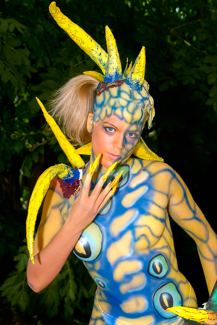 2007, Bodypainting, Festival, In the year 2525, Jahr, Jahreszeit, Menschen und Aktivitäten, Sommer, Veranstaltung, WBF 2007