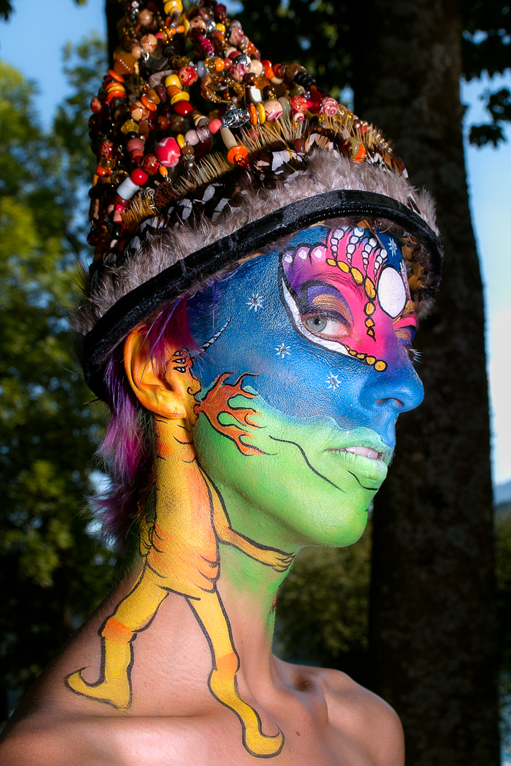 2007, Body Art, Bodypainting, Festival, In the year 2525, Jahr, Jahreszeit, Menschen und Aktivitäten, Sommer, Veranstaltung, WBF 2007