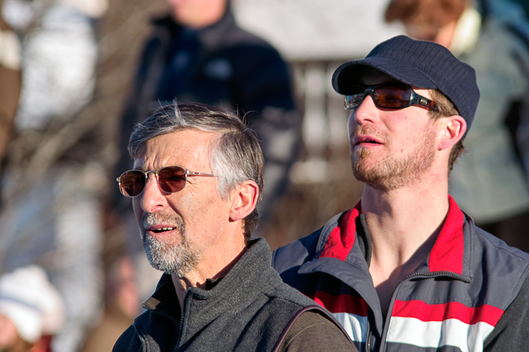 Curling, Openair, 'Father and Son' Pedrun; Team Sils Saluver