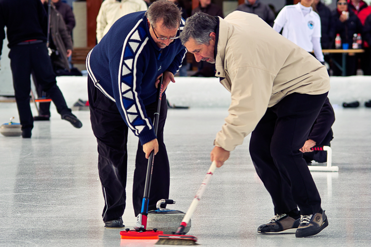 Curling, Meisterschaft, Openair, Sport, Winter, championships, outdoor recreation, recreation, sports & recreation, winter recreation, 38. Curling Open-Air Championships