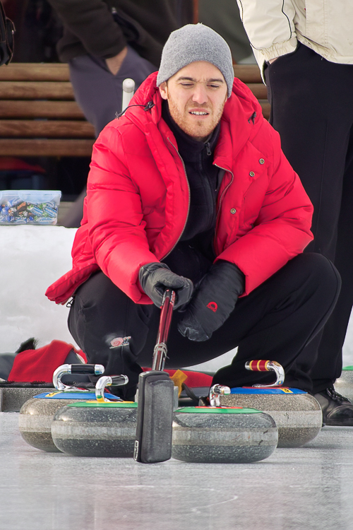 Curling, Meisterschaft, Openair, Sport, Winter, championships, outdoor recreation, recreation, sports & recreation, winter recreation, 38. Curling Open-Air Championships