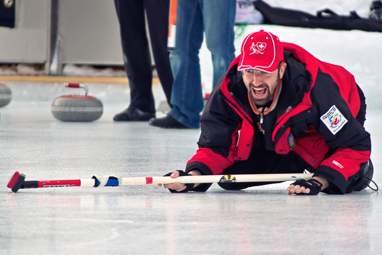 Curling, Meisterschaft, Openair, Sport, Winter, championships, outdoor recreation, recreation, sports & recreation, winter recreation, 38. Curling Open-Air Championships