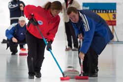 Curling, Meisterschaft, Openair, Sport, Winter, championships, outdoor recreation, recreation, sports & recreation, winter recreation, 38. Curling Open-Air Championships