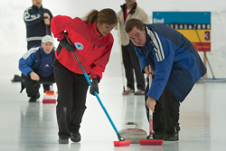 Curling, Meisterschaft, Openair, Sport, Winter, championships, outdoor recreation, recreation, sports & recreation, winter recreation, 38. Curling Open-Air Championships