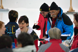 Curling, Meisterschaft, Openair, Sport, Winter, championships, outdoor recreation, recreation, sports & recreation, winter recreation, 38. Curling Open-Air Championships