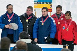 Curling, Meisterschaft, Openair, Sport, Winter, championships, outdoor recreation, recreation, sports & recreation, winter recreation, 38. Curling Open-Air Championships