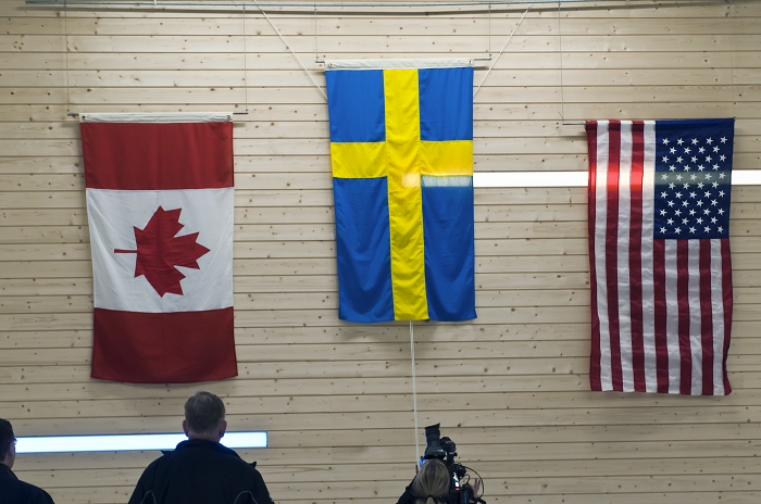 Flags for Woman Medalists