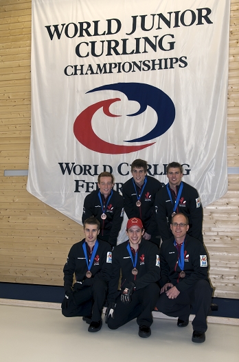 Final Ceremony, Team-Canada: Jake Walker, Craig Van Ymeren, Geoff Chambers, Matt Mapletoft, Mathew Camm