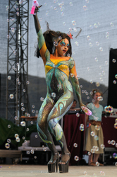 Austria, Pörtschach, World Bodypainting Festival, Wörthersee