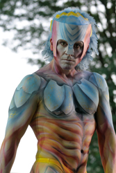 Austria, Pörtschach, World Bodypainting Festival, Wörthersee