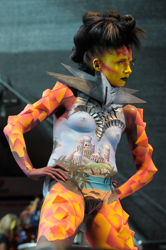 Austria, Pörtschach, World Bodypainting Festival, Wörthersee