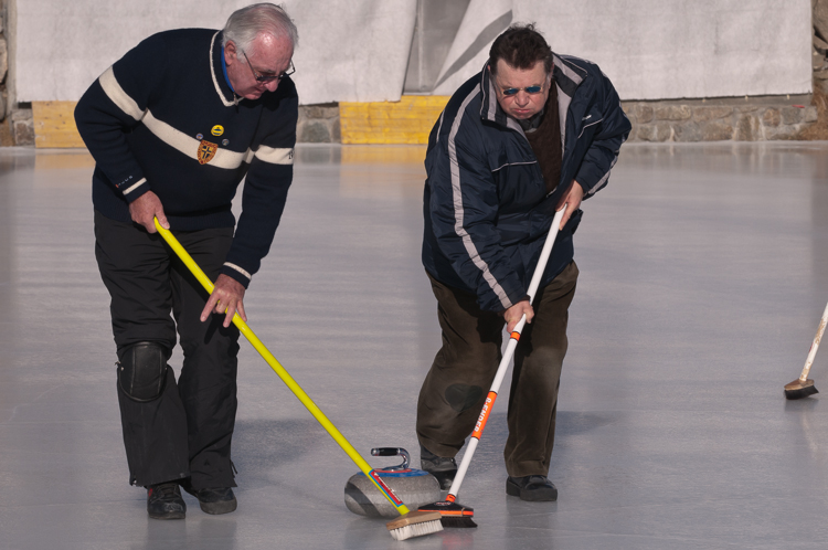 Curling, Graubünden, Sport, St. Moritz, Switzerland, Veteranentreffen, Winter