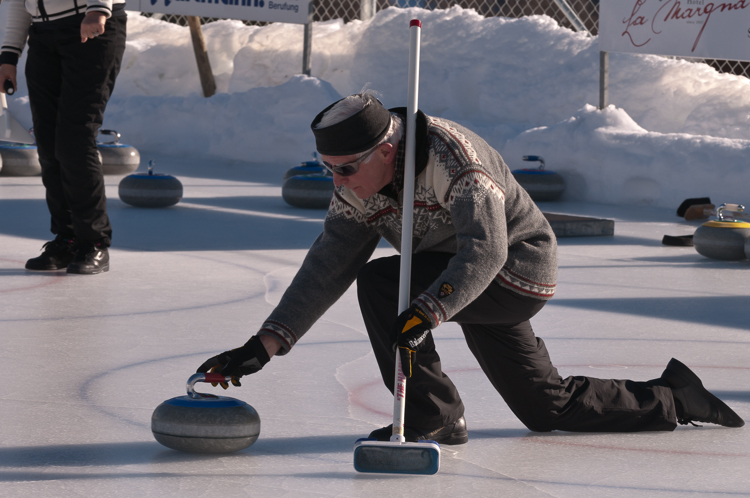 Curling, Graubünden, Sport, St. Moritz, Switzerland, Veteranentreffen, Winter