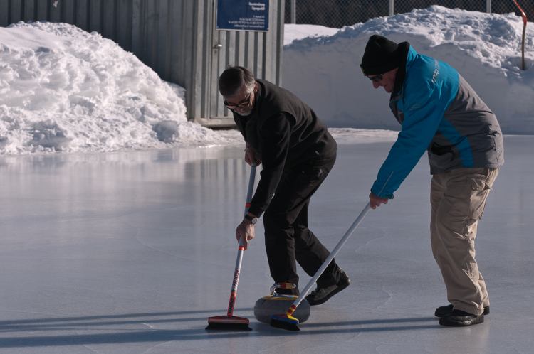 Curling, Graubünden, Sport, St. Moritz, Switzerland, Veteranentreffen, Winter