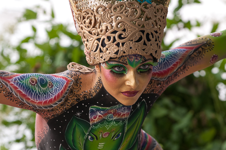 Body Painting, World Body Painting Festival 2013, Theme: Holy Geometry, Competition: Brush and Sponge / Artist: Molnar Eva