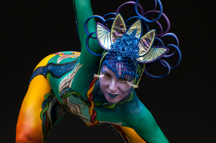 Body Painting, World Body Painting Festival 2013, Theme: Holy Geometry, Competition: Brush and Sponge / Artist: Schockmel Lynn