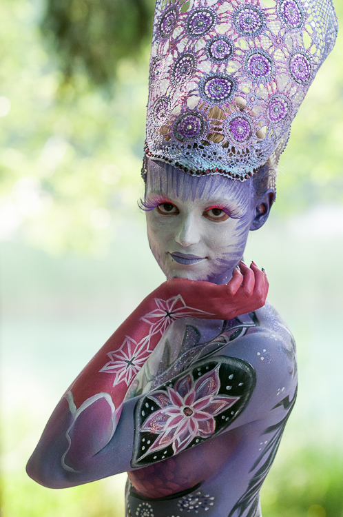 Body Painting, World Body Painting Festival 2013, Theme: Holy Geometry, Competition: Brush and Sponge / Artist: Couset Magali