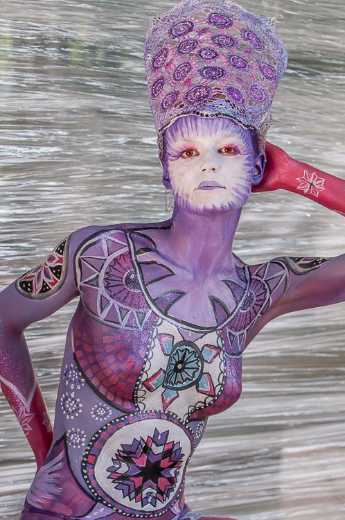 Body Painting, World Body Painting Festival 2013, Theme: Holy Geometry, Competition: Brush and Sponge / Artist: Couset Magali