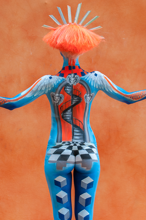 Body Painting, World Body Painting Festival 2013, Theme: Holy Geometry, Competition: Brush and Sponge / Artist: Parhatskaja Evgenia