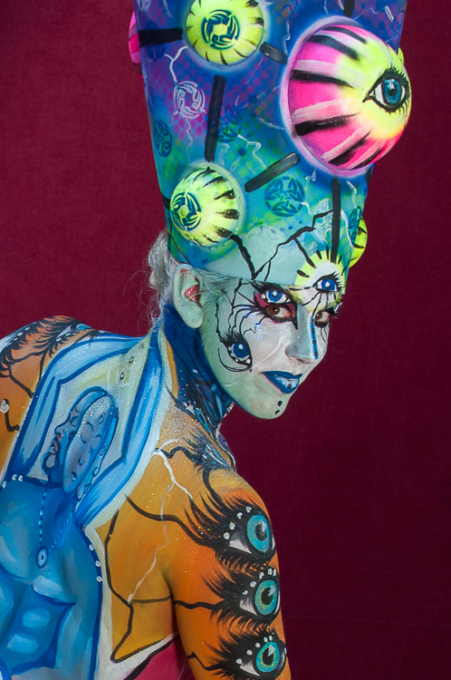 Body Painting, World Body Painting Festival 2013, Theme: Holy Geometry, Competition: Brush and Sponge / Artist: Verstappen Bert