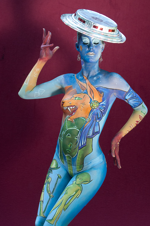 Body Painting, World Body Painting Festival 2013, Theme: Holy Geometry, Competition: Brush and Sponge / Artist: Preger Dubi