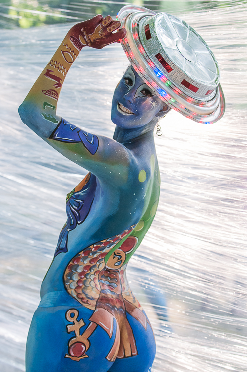 Body Painting, World Body Painting Festival 2013, Theme: Holy Geometry, Competition: Brush and Sponge / Artist: Preger Dubi