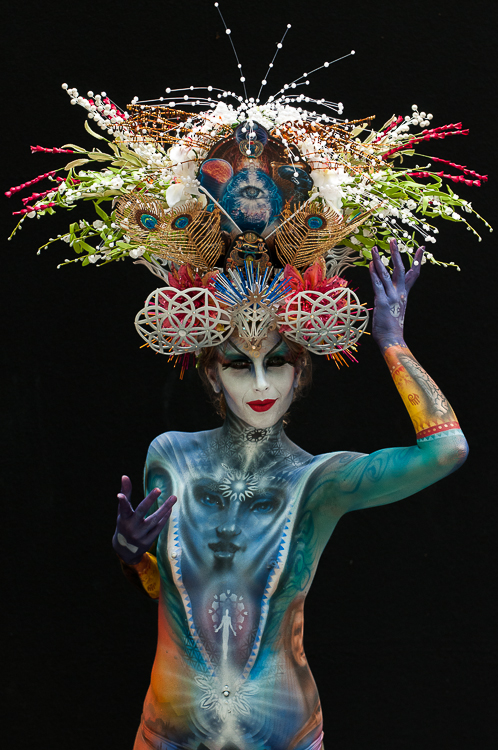 Body Painting, World Body Painting Festival 2013, Theme: Holy Geometry, Competition: Airbrush / Artist: Fray Scott