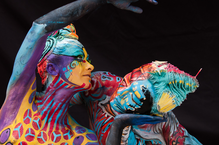 Body Painting, World Body Painting Festival 2013, Theme: Holy Geometry, Competition: Brush and Sponge / Artist: Pogodzinska Anna