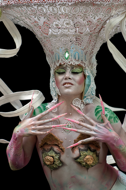 Body Painting, World Body Painting Festival 2013, Theme: Holy Geometry, Competition: Special Effects SFX / Artist: van der Laan Richard