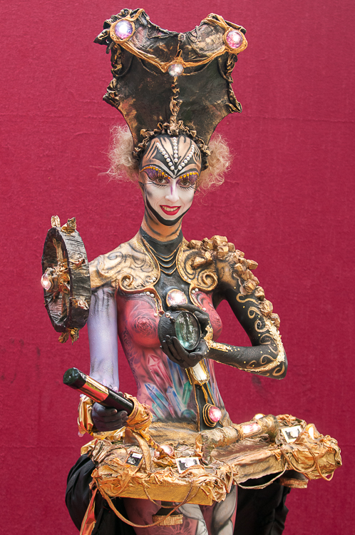 Body Painting, World Body Painting Festival 2013, Theme: Holy Geometry, Competition: Special Effects SFX / Artist: Hajek-Renner Gabriela