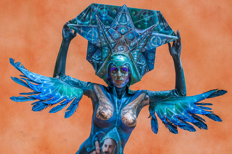 Body Painting, World Body Painting Festival 2013, Theme: Holy Geometry, Competition: Special Effects SFX / Artist: Leis Patrick
