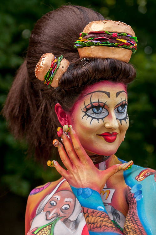 Body Painting, World Body Painting Festival 2013, Theme: Planet Food, Competition: Brush and Sponge / Artist: Sophie Fauquet