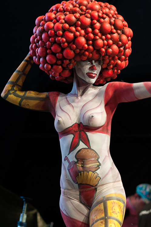 Body Painting, World Body Painting Festival 2013, Theme: Planet Food, Competition: Brush and Sponge / Artist: Wolf Reicherter