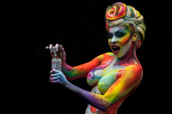 Body Painting, World Body Painting Festival 2013, Theme: Planet Food, Competition: Airbrush / Artist: Kate Kudrina