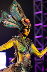 Body Painting, World Body Painting Festival 2013, Theme: Planet Food, Competition: Special Effects SFX / Artist: Yulia Vlasova