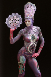 Body Painting, World Body Painting Festival 2013, Theme: Holy Geometry, Competition: Brush and Sponge / Artist: Couset Magali