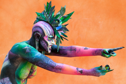 Body Painting, World Body Painting Festival 2013, Theme: Holy Geometry, Competition: Airbrush / Artist: Hamel Lorie