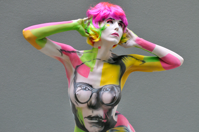 Body Painting, Body Art, Airbrush / Pre-Selection / Artist: Benoit STEEK Bottala, Guadeloupe