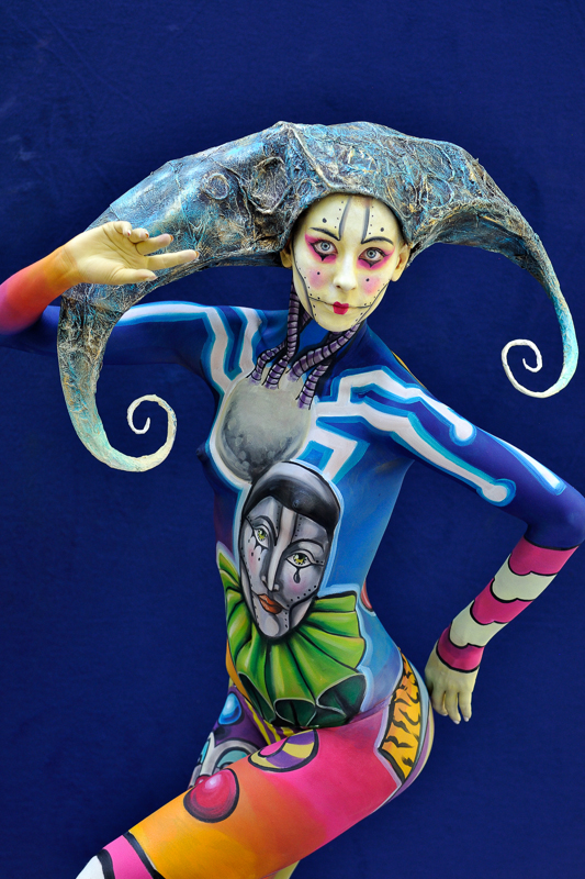 Body Painting, Body Art, Brush and Sponge / Final / Artist: Marilena Censi