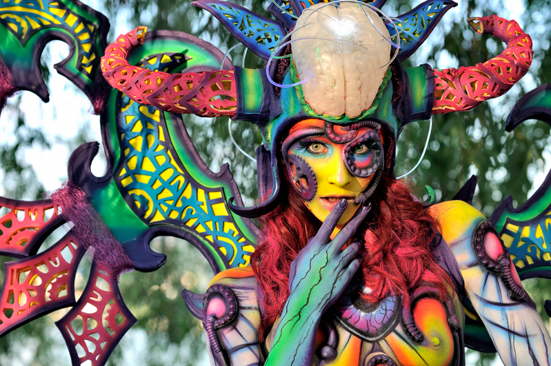 Body Painting, Body Art, Special Effects Bodypainting / Final / Artist: Yulia Vlasova, Russia