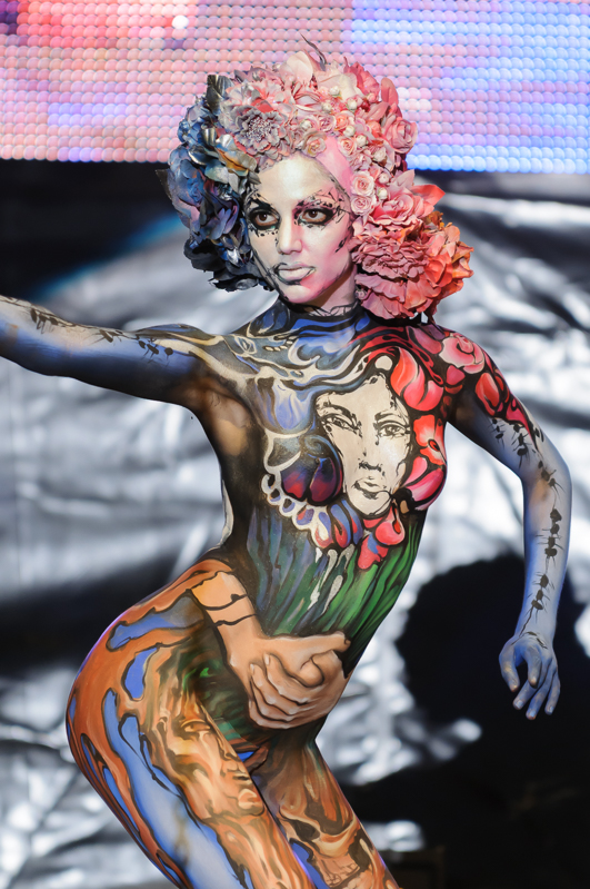 Body Art, Body Painting, Bodypainting, Brush and Sponge, Championships, Festival, Körperbemalung, Meisterschaft, Pinsel und Schwamm, Surrealism reshape your reality