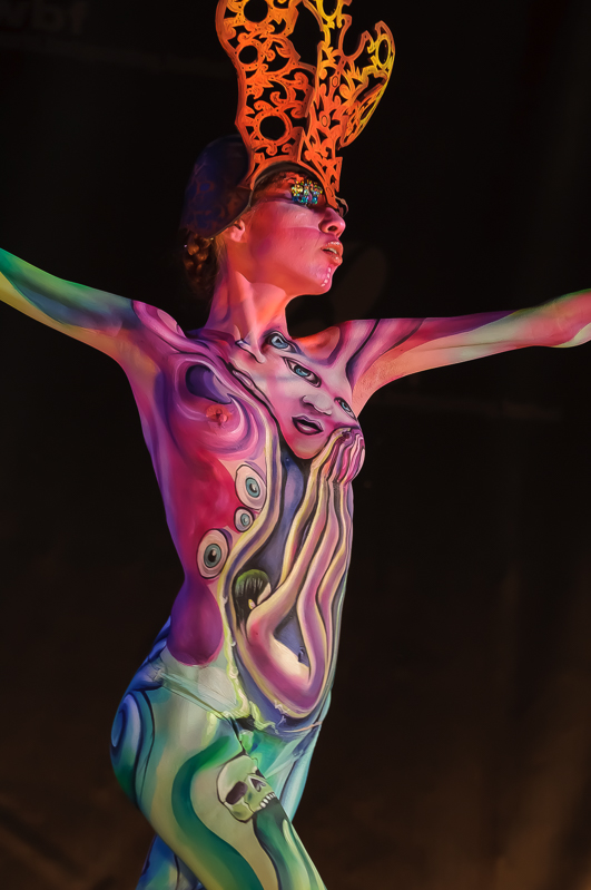 Body Art, Body Painting, Bodypainting, Brush and Sponge, Championships, Festival, Körperbemalung, Meisterschaft, Pinsel und Schwamm, Surrealism reshape your reality